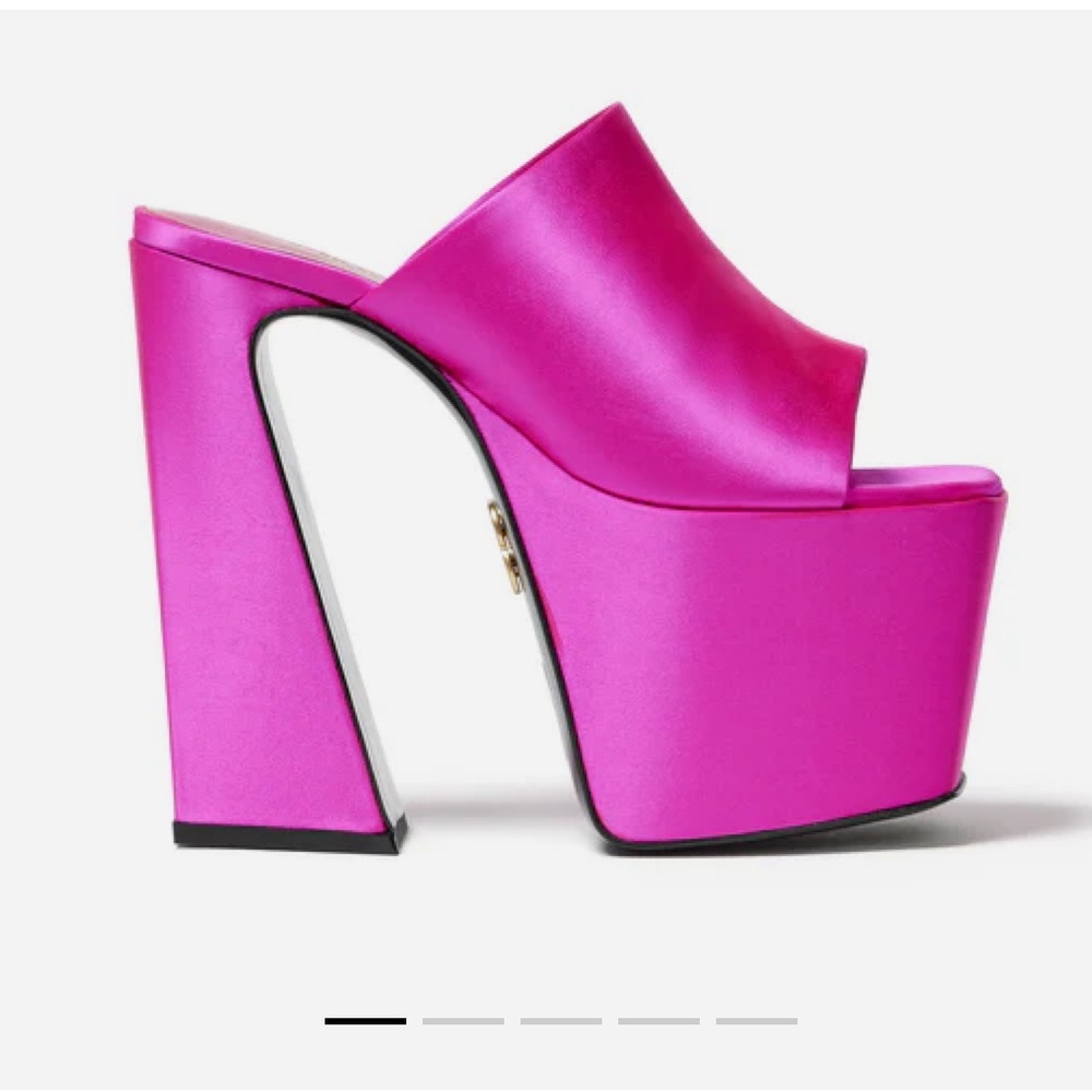 Brandon Blackwood Harlow Women's Pink Platform Mules